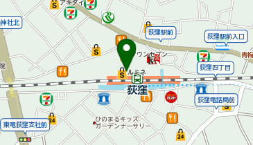 ゴディバ ルミネ荻窪の地図画像