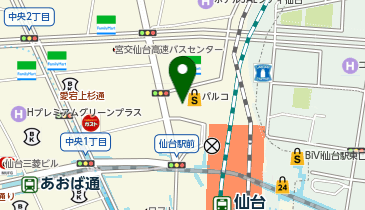 ゴディバ 仙台パルコの地図画像