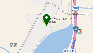 ゴディバ 三井アウトレットパーク滋賀竜王の地図画像