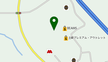 ゴディバ 土岐プレミアム・アウトレットの地図画像