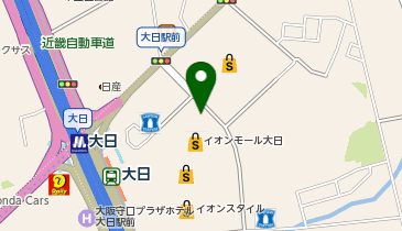 ゴディバ イオンモール大日の地図画像