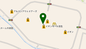 ゴディバ イオンモール羽生の地図画像