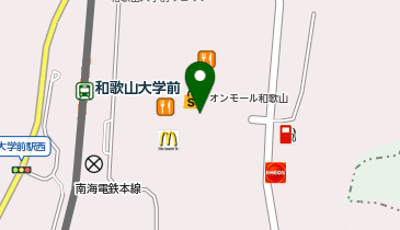 ゴディバ イオンモール和歌山の地図画像