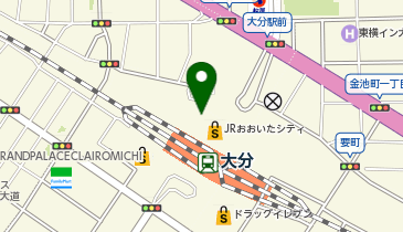 ゴディバ アミュプラザおおいたの地図画像