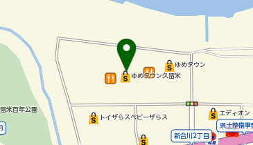 ゴディバ ゆめタウン久留米の地図画像