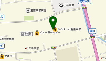 ゴディバ ららぽーと湘南平塚の地図画像
