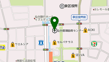 ゴディバ セルバテラスの地図画像