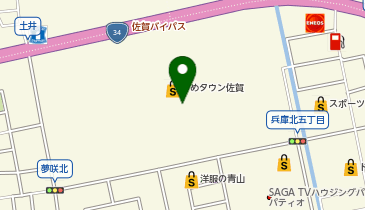 ゴディバ ゆめタウン佐賀の地図画像
