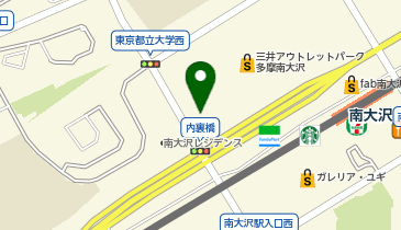 ゴディバ 三井アウトレットパーク 多摩南大沢の地図画像