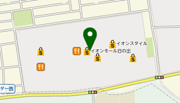 ゴディバ イオンモール日の出の地図画像