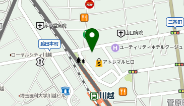 ゴディバ アトレマルヒロ川越の地図画像