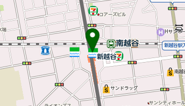 ゴディバ 新越谷ヴァリエの地図画像