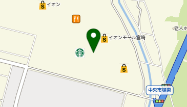 ゴディバ イオンモール宮崎の地図画像