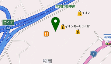 ゴディバ イオンモールつくばの地図画像
