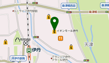 ゴディバ イオンモール伊丹の地図画像