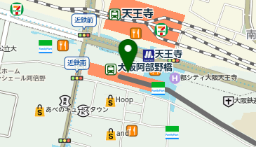 ゴディバ あべのハルカス近鉄本店の地図画像