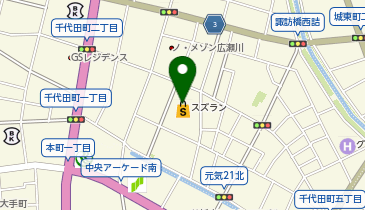 ゴディバ スズラン前橋の地図画像