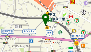 ゴディバ そごう千葉の地図画像
