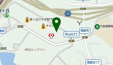 ゴディバ 高島屋泉北の地図画像