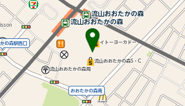 ゴディバ タカシマヤフードメゾンおおたかの森の地図画像