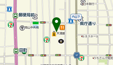 ゴディバ 天満屋岡山の地図画像