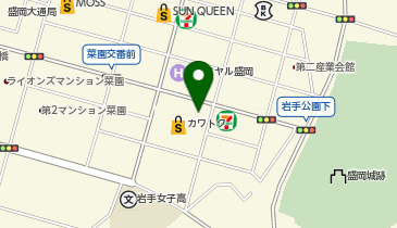 ゴディバ パルクアベニュー カワトクの地図画像
