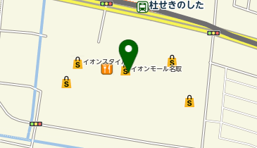 ゴディバ イオンモール名取の地図画像
