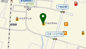 ゴディバ イオンモール高岡の地図画像