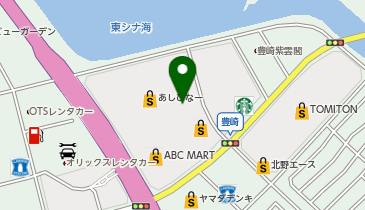 ゴディバ 沖縄アウトレットモール あしびなーの地図画像