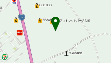 ゴディバ 三井アウトレットパーク入間の地図画像