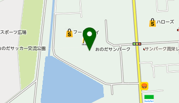 ゴディバ おのだサンパークの地図画像