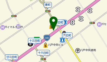 ゴディバ さくら野八戸の地図画像