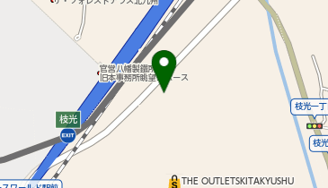 ゴディバ THE OUTLETS KITAKYUSHUの地図画像