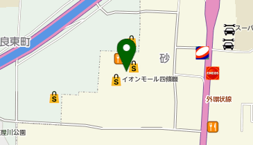 ゴディバ イオンモール四條畷の地図画像