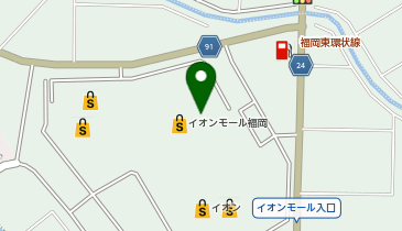 ゴディバ イオンモール福岡の地図画像
