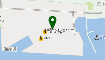 ゴディバ 三井アウトレットパーク マリンピア神戸の地図画像