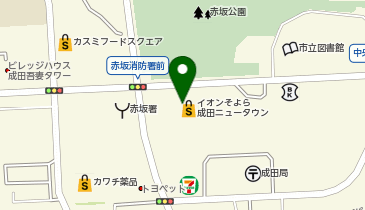 ゴディバ そよら成田ニュータウンの地図画像