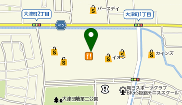 ペッパーランチ イオンモール姫路大津店の地図画像
