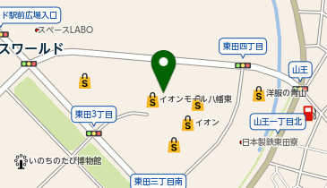 ペッパーランチ イオンモール八幡東店の地図画像