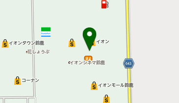 ペッパーランチ イオンモール鈴鹿店の地図画像