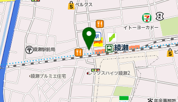 ペッパーランチ 綾瀬店の地図画像