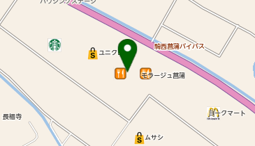 ペッパーランチ モラージュ菖蒲店の地図画像