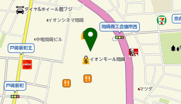 ペッパーランチ イオンモール岡崎店の地図画像