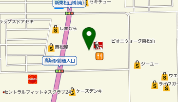 ペッパーランチ ピオニウォーク東松山店の地図画像