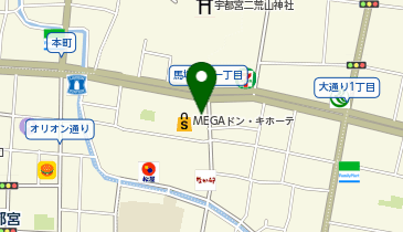 ペッパーランチ 宇都宮バンバ通り店の地図画像
