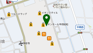ペッパーランチ イオンモール甲府昭和店の地図画像