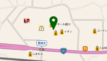 ペッパーランチ イオンモール綾川店の地図画像