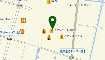 ペッパーランチ イオンモール高岡店の地図画像