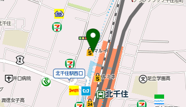 ペッパーランチ 千住ミルディス店の地図画像