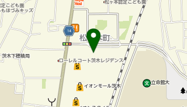 ペッパーランチPLUS イオンモール茨木店の地図画像